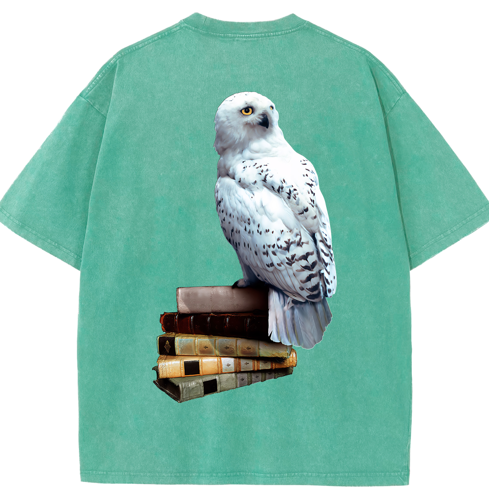 （画像用） Harry Potter ハリー・ポッターシリーズ 綿100% ヴィンテージ風 半袖Tシャツ（背面プリント）